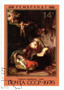 Рембрандт "Святое семейство"